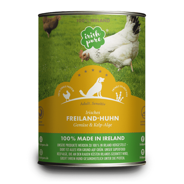 Irisches Freiland-Huhn Gemüse & Kelp-Alge 12 x 390 g