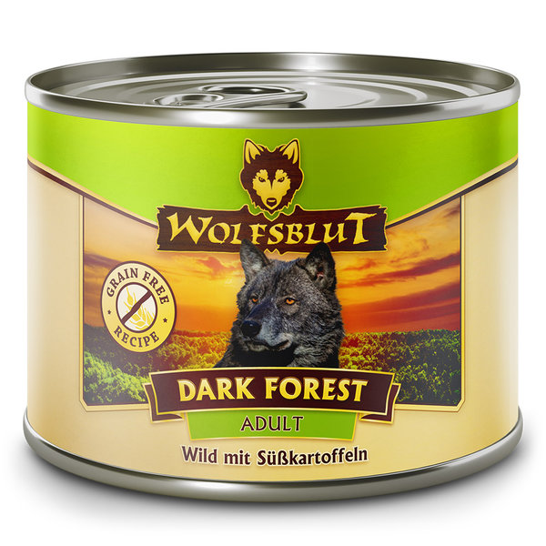 Wolfsblut Adult Dark Forest - Wild mit Süßkartoffeln