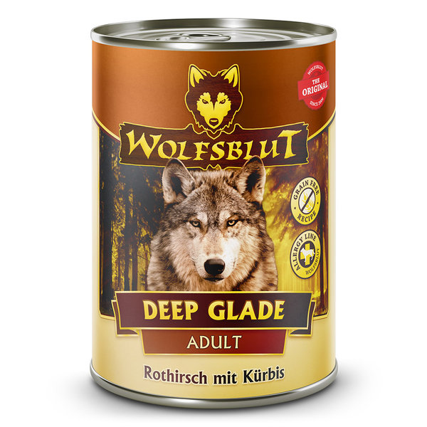 Wolfsblut Adult Deep Glade - Rothirsch mit Kürbis 6 x 395 g