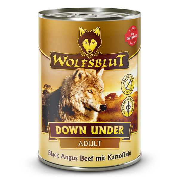 Wolfsblut Adult Down Under - Black Angus Beef mit Kartoffeln