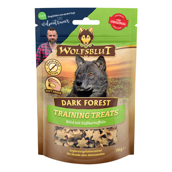 Wolfsblut Training Treats Dark Forest - Wild und Süßkartoffel 70 g