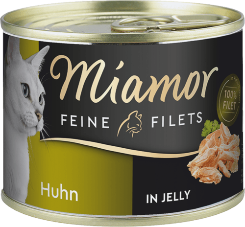 Miamor Feine Filets in Jelly Huhn   |  Dose   |  12 x 185g