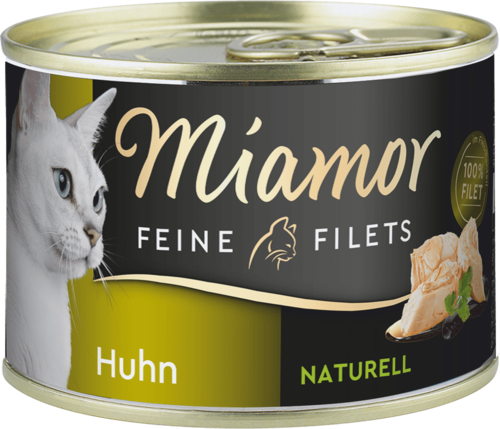 Miamor Feine Filets naturelle Huhn   |  Dose   |  12 x 156g
