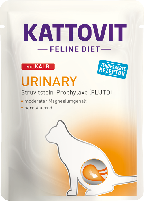 Kattovit Urinary Kalb   |  Frischebeutel   |  24 x 85g