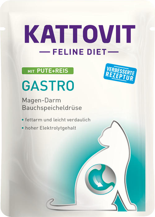 Kattovit Gastro Pute + Reis   |  Frischebeutel   |  24 x 85g