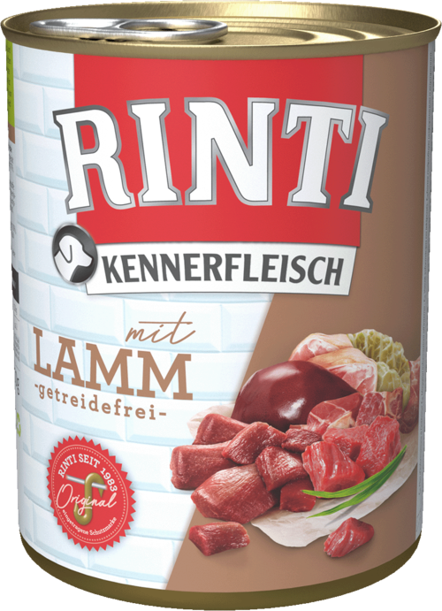 Rinti Kennerfleisch Lamm   |  Dose