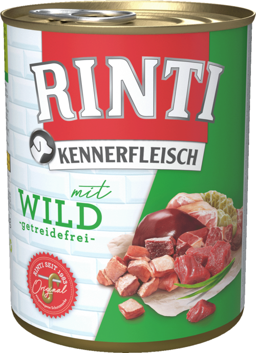 Rinti Kennerfleisch Wild   |  Dose