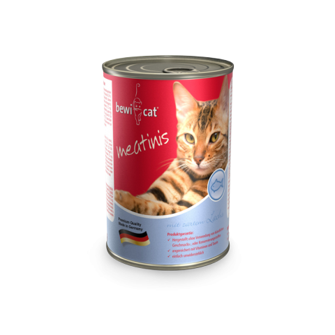 bewi cat®  meatinis Lachs meatinis Lachs  | Nassfutter | Dose | 6 x 400 g
