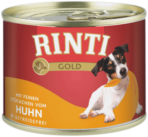 Rinti Gold Huhn   |  Dose   |  12 x 185g