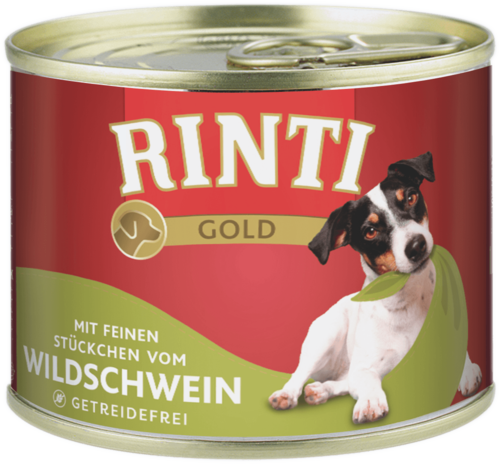 Rinti Gold Wildschwein   |  Dose   |  12 x 185g