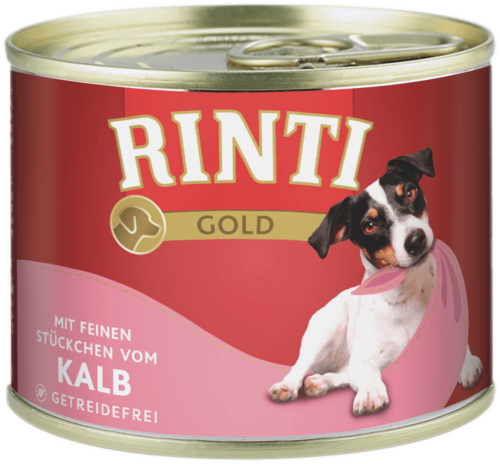 Rinti Gold Kalb   |  Dose   |  12 x 185g