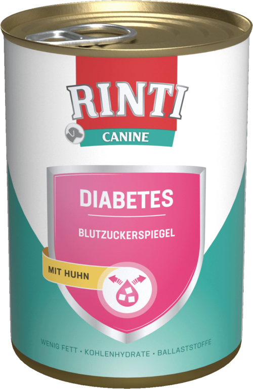 Rinti Canine Diabetes Huhn | Blutzuckerspiegel 6 x 400g