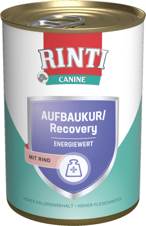 Rinti Canine Aufbaukur/Recovery Rind | Energiewert 6 x 400g