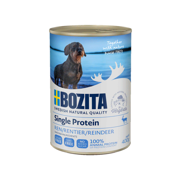 Bozita Reindeer Single Protein – Paté | 6 x 400 g