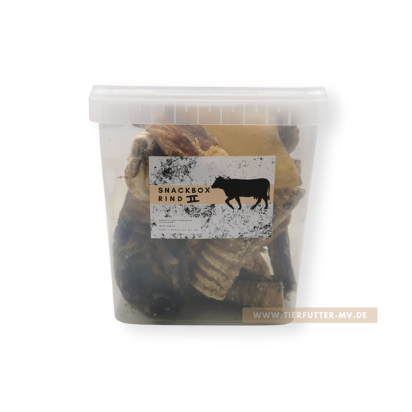 Hundesnack | Rinder Snackbox | Probierbox | Variante 2 | 1 KG