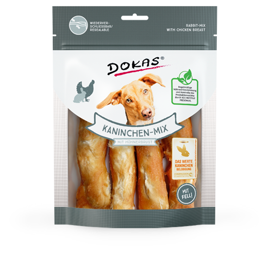 Dokas Dog Kaninchen-Mix mit Hühnerbrust, 120g