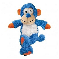 KONG Cross Knots Monkey Small/Medium blau