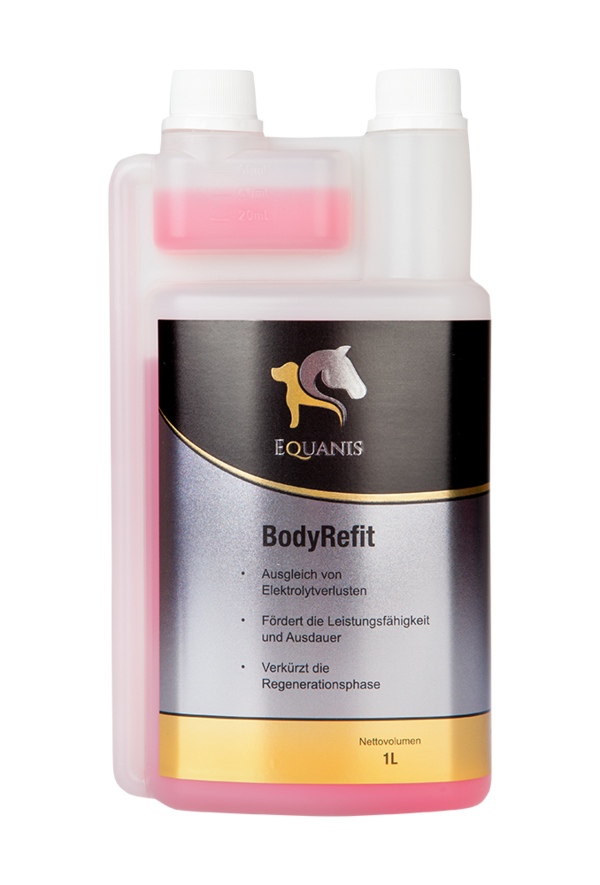 Equanis | BodyRefit – Flüssige Elektrolyte für Pferde zur besseren Regeneration | 1 LITER