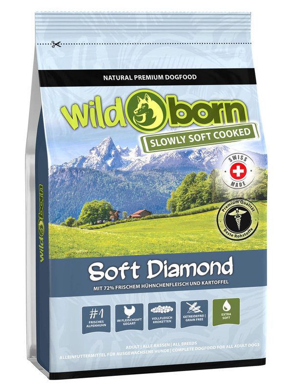 Wildborn Soft Diamond mit frischem Schweizer Alpenhühnchen