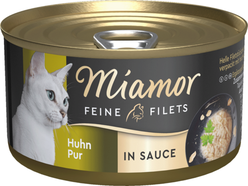 Miamor Feine Filets in Sauce Huhn Pur   |  Dose   |  24 x 85g