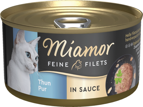 Miamor Feine Filets in Sauce Thun Pur   |  Dose   |  24 x 85g