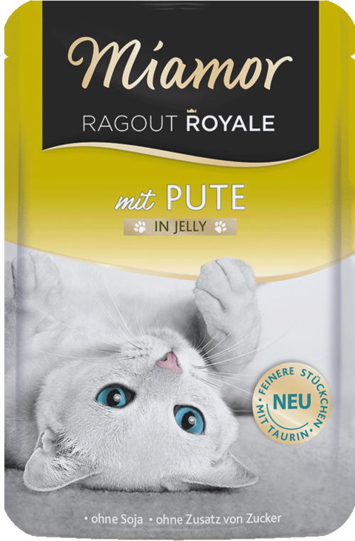 Miamor Ragout Royale in Jelly Pute   |  Frischebeutel   |  22 x 100g