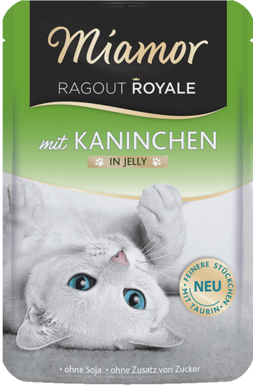 Miamor Ragout Royale in Jelly Kaninchen   |  Frischebeutel   |  22 x 100g