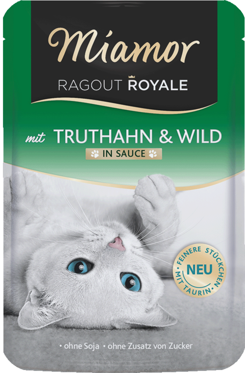 Miamor Ragout Royale in Sauce Truthahn & Wild   |  Frischebeutel   |  22 x 100g