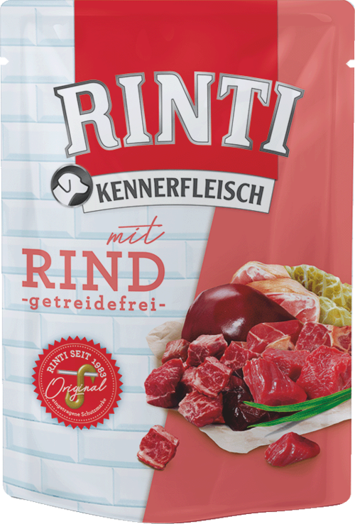 Rinti Kennerfleisch Rind   |  Frischebeutel   |  10 x 400g