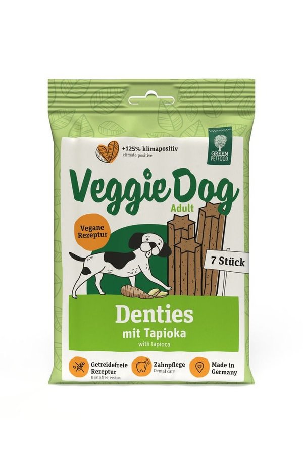 Green Petfood VeggiDog Denties mit Tapioka