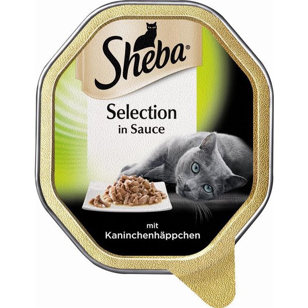 Sheba Schale Selection in Sauce Kaninchenhäppchen 2x11x85g