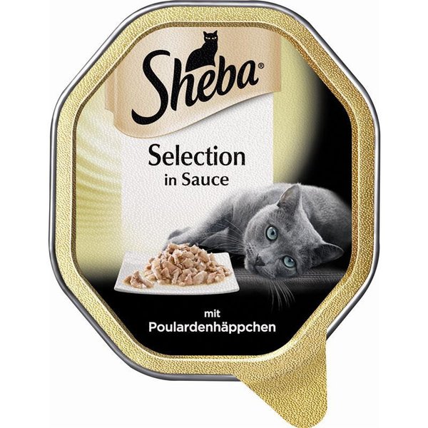 Sheba Schale Selection in Sauce Poulardenhäppchen 2x11x85g