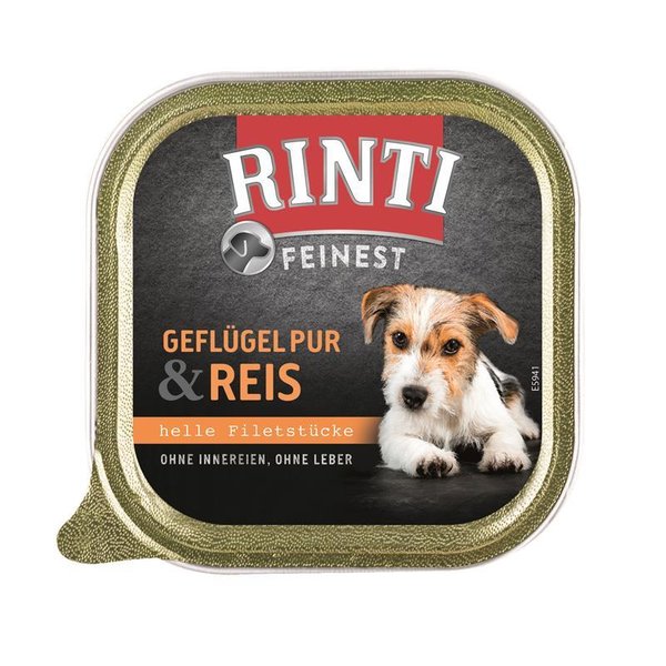 Rinti Schale Feinest Geflügel Pur & Reis 11x150 g