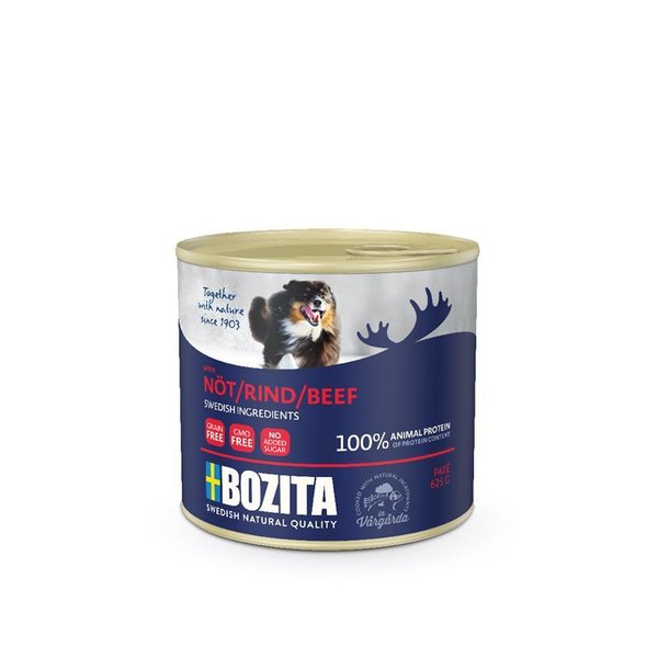 Bozita Dog Paté mit Rind 6x625 g