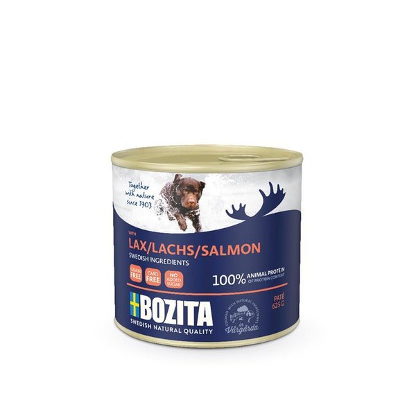 Bozita Dog Paté mit Lachs 6x625 g