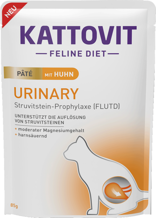 Kattovit Urinary Pate mit Huhn   |  Frischebeutel   |  10x85g